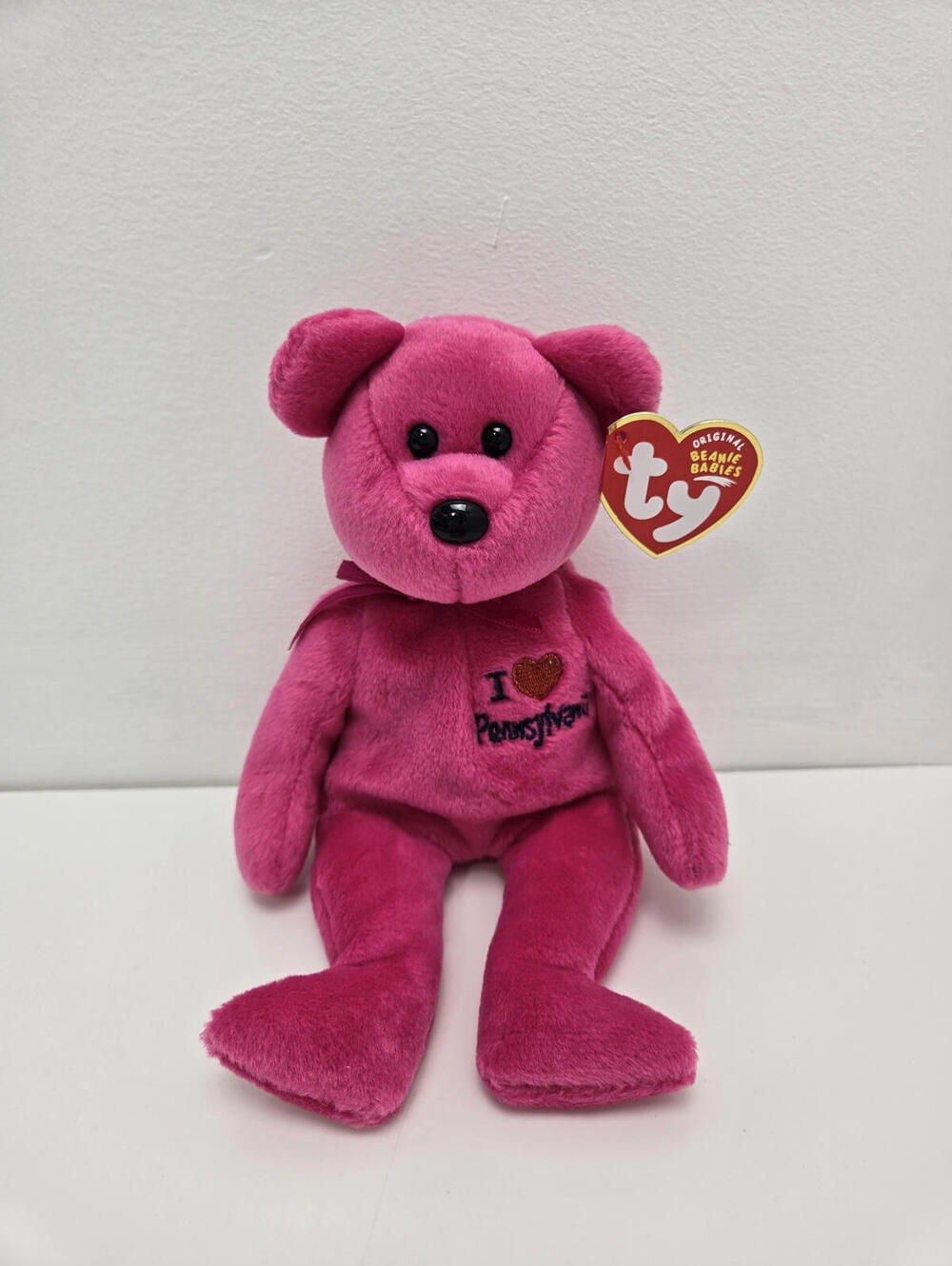 Ty Beanie Baby “Pennsylvania” the I Love Pennsylvania Bear (8.5 inch)